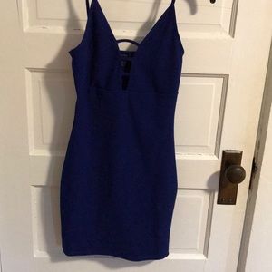 Ribbed body con dress